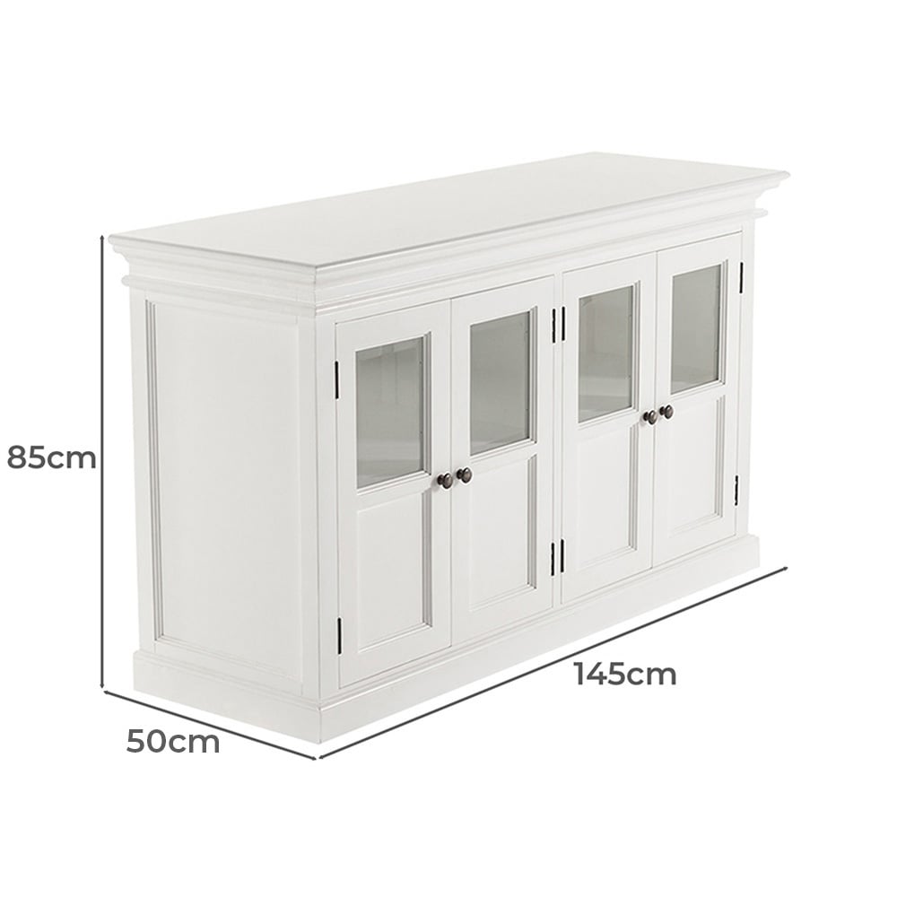 Halifax 4 Door Mahogany Wood Sideboard