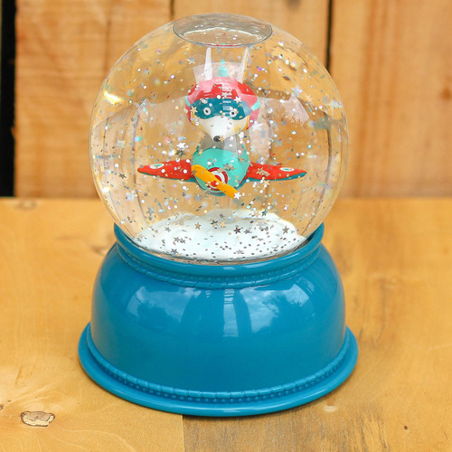 Kids' Aeroplane Snow Globe Night Light Temple & ster