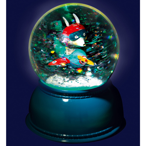 Kids' Aeroplane Snow Globe Night Light Temple & ster