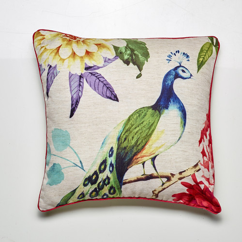 Luxotic Peacock Cushion Feather Filled & Reviews Temple & ster