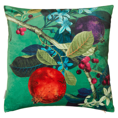 Pomegranate Velvet Cotton Cushion