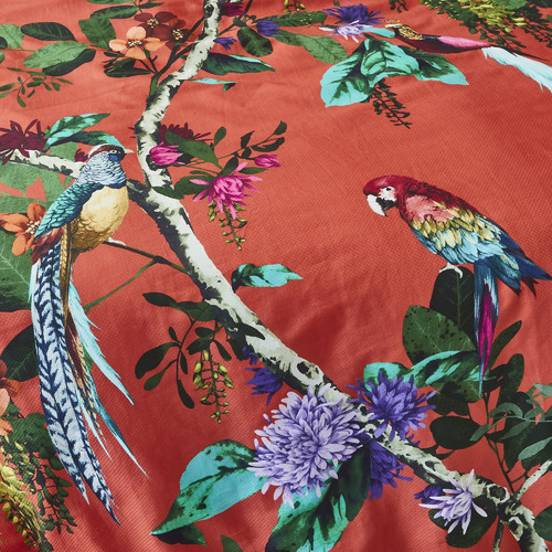 Luxotic Tangerine Chintz Cotton Quilt Cover Set | Temple & Webster