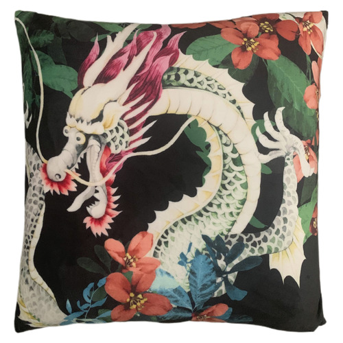 Dragon Velvet Cushion