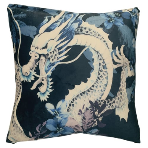 Dragon Velvet Cushion