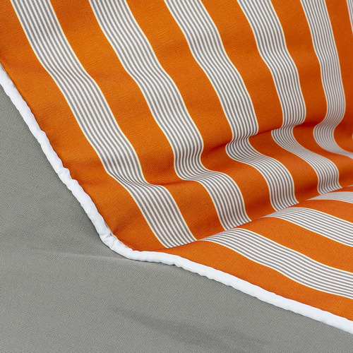 Vertical Striped Coastal Lounge Beanbag Cover