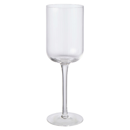 Fine Foods Ribbed Wine Glasses Temple & ster