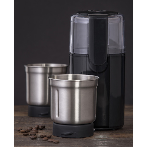 Davis & Waddell Leaf & Bean 2in1 Electric Coffee & Spice Grinder Temple & ster