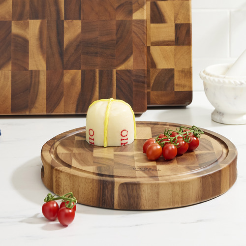 Round Acacia Wood Cutting Board