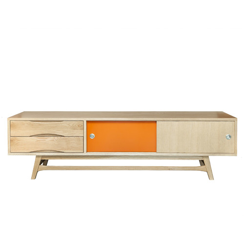 Adjustable Oak TV Temple & ster