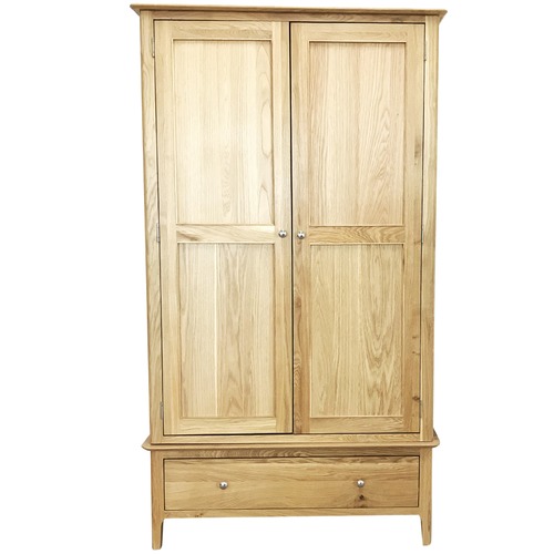 Carolina American Oak Wardrobe Temple Webster