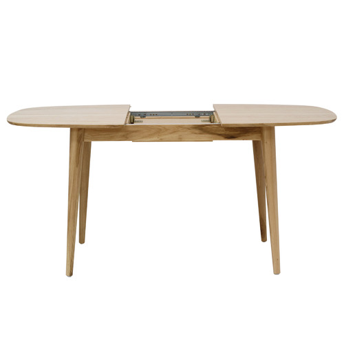 Niche Oak Wood Extendable Dining Table at Lorraine Snow blog