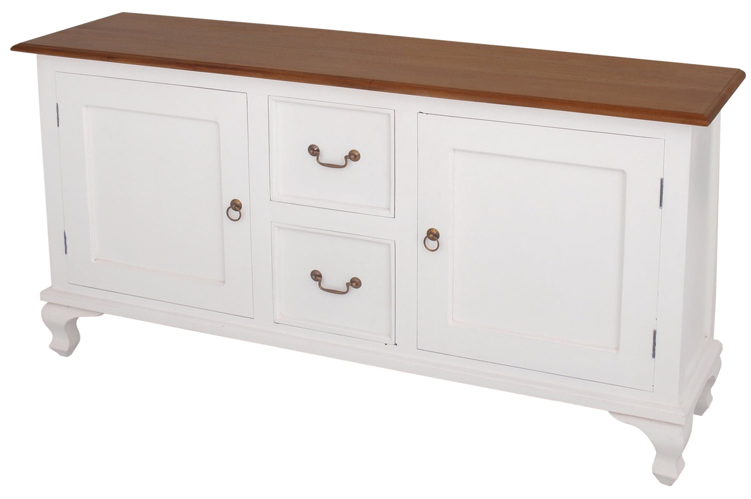 Queen Ann 2 Door 2 Drawer Buffet