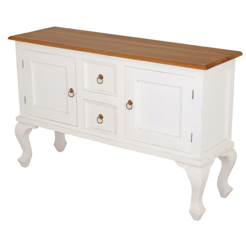 Queen Ann 2 Door 2 Drawer Sofa Table