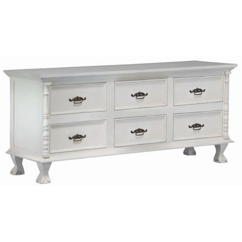 Jepara 6 Drawer Dresser