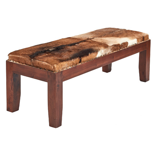 La Verde Goat Skin Bench Temple & ster