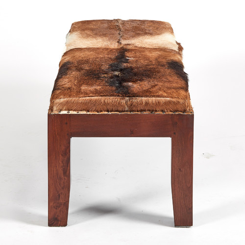 La Verde Goat Skin Bench Temple & ster