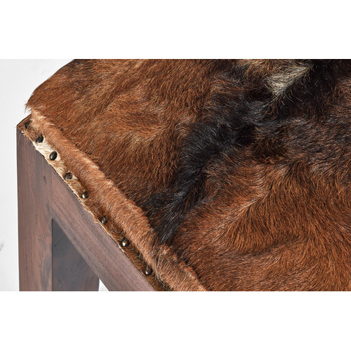 La Verde Goat Skin Bench Temple & ster