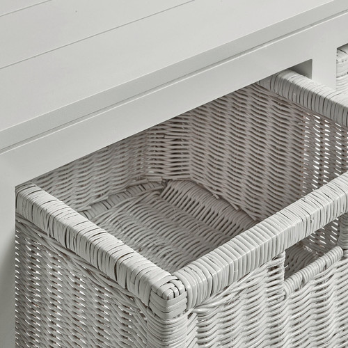 4 Drawer Rattan Buffet