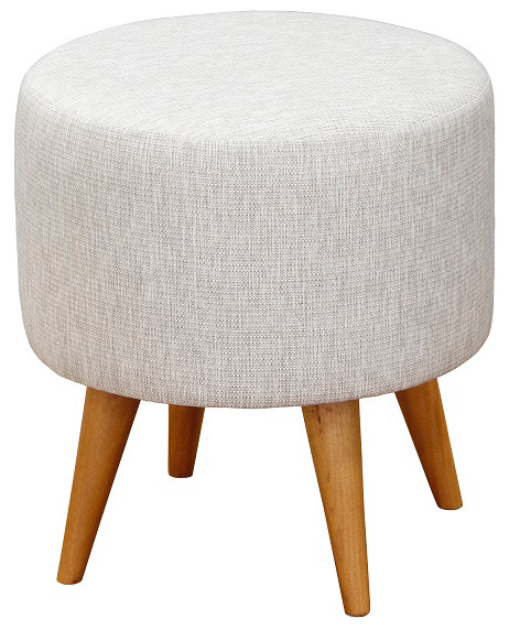 Round Upholstered Ottoman
