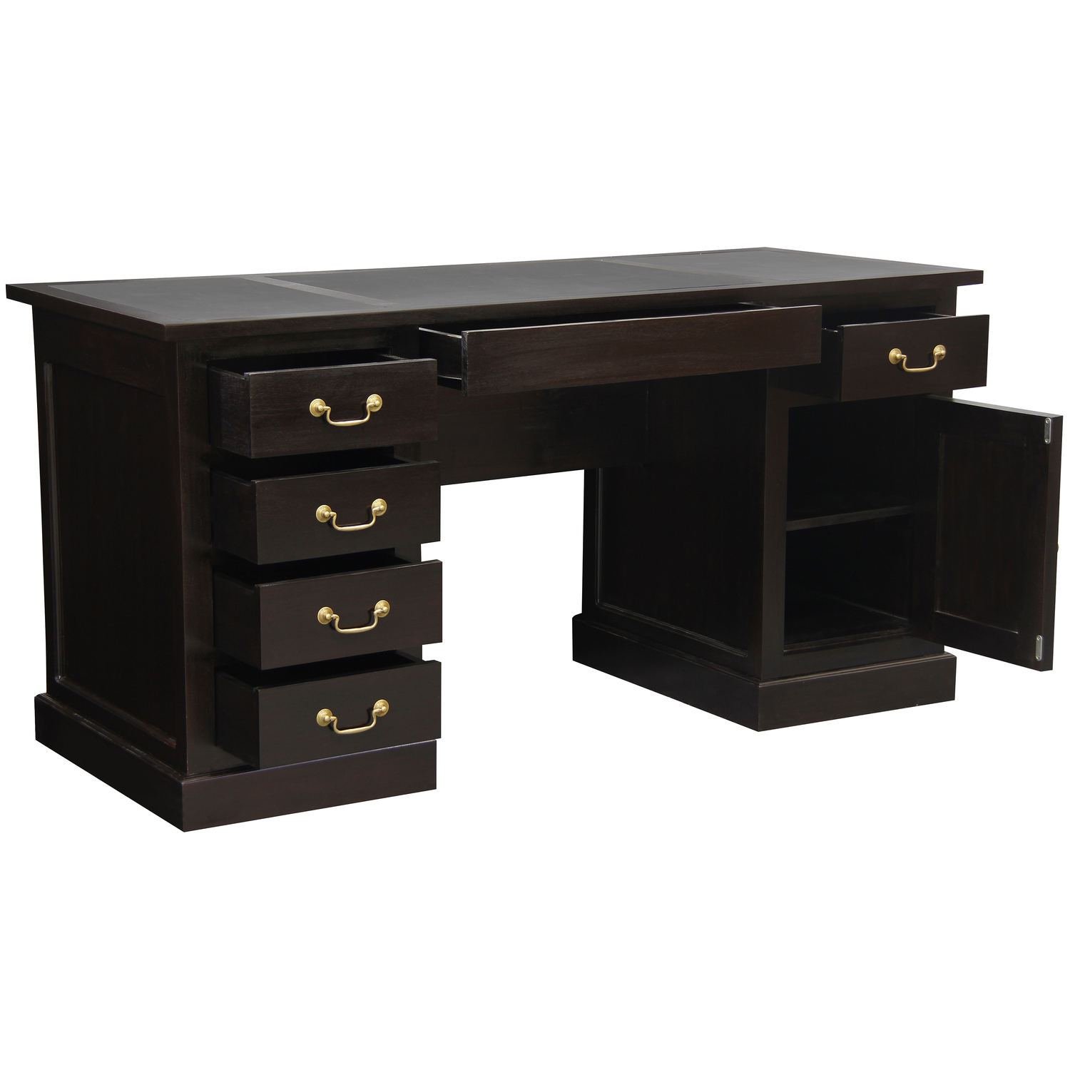 Faux-Leather-Top-Office-Desk