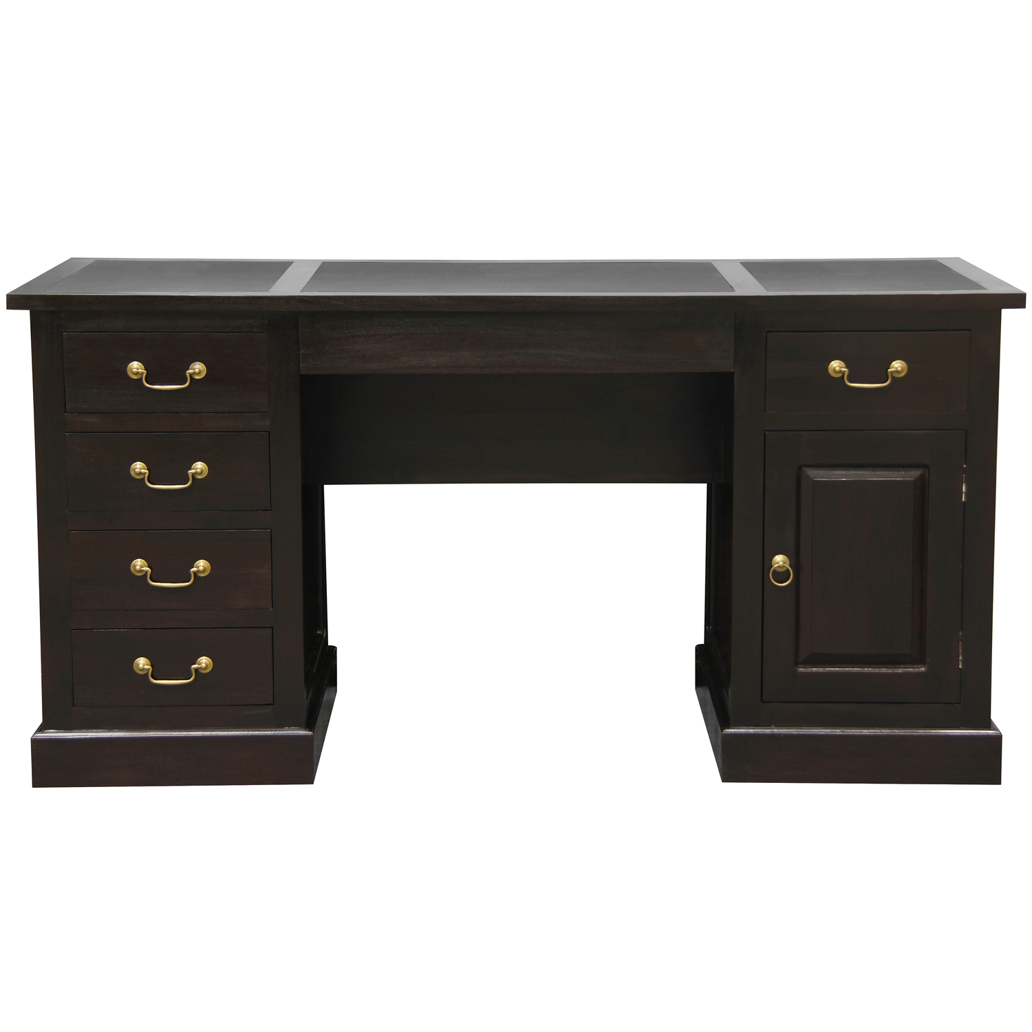Faux-Leather-Top-Office-Desk