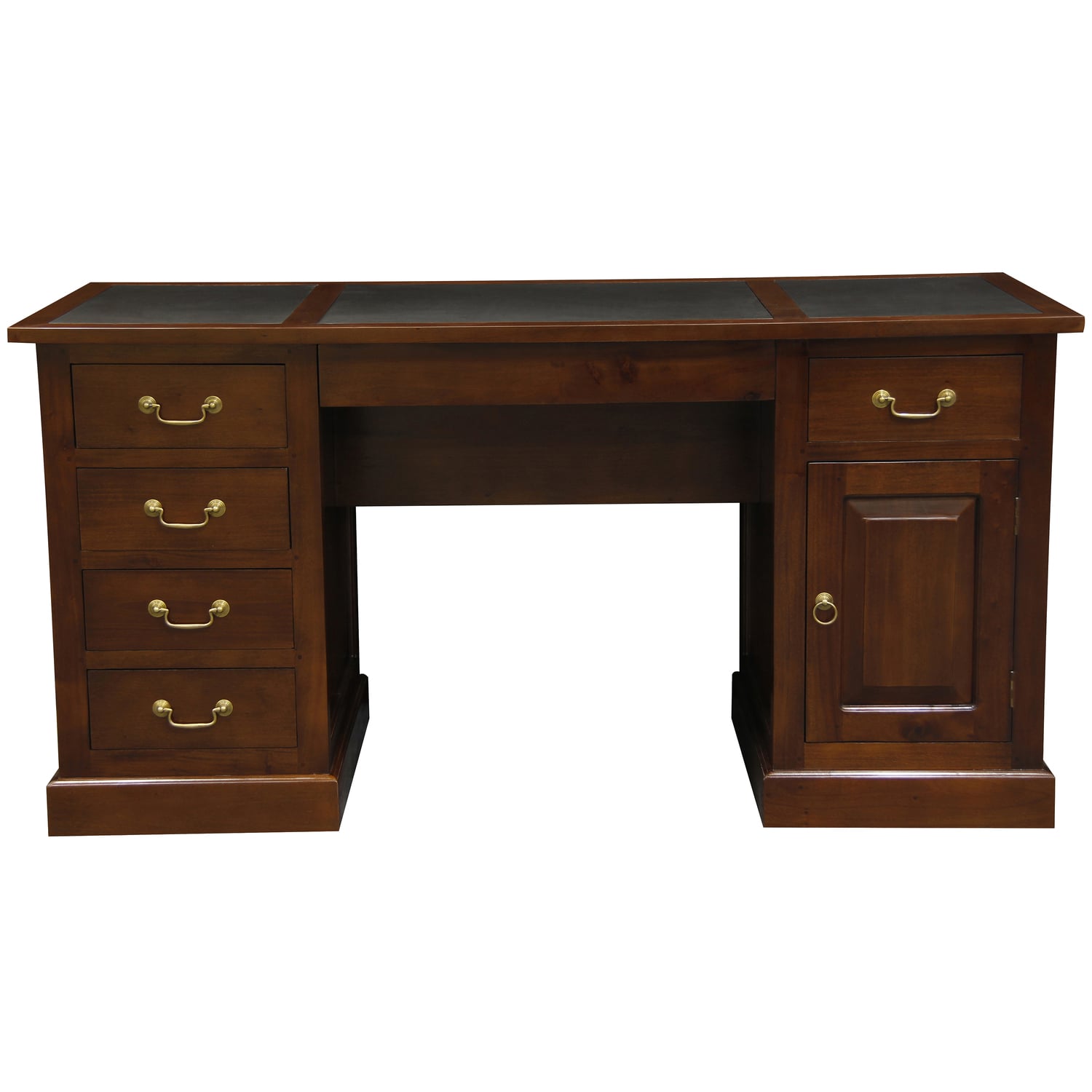 Faux-Leather-Top-Office-Desk