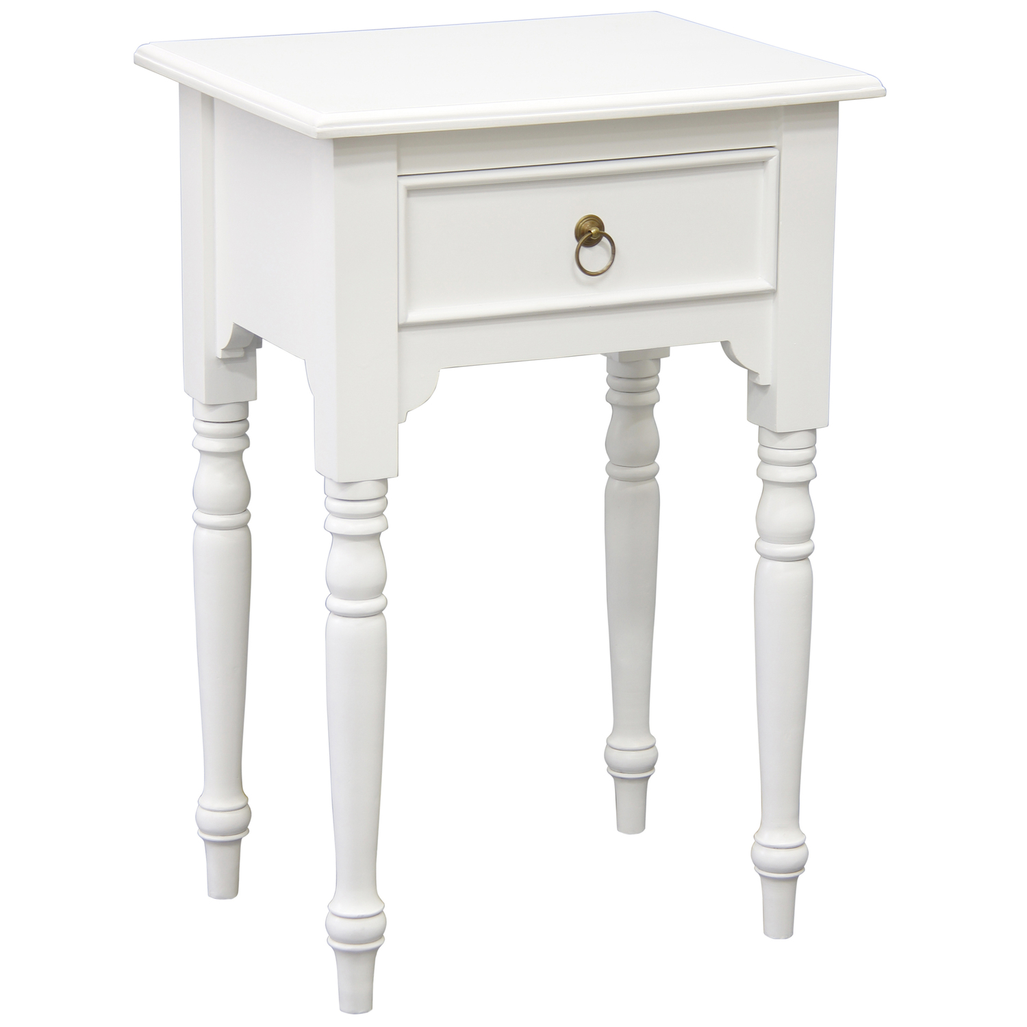 Turn-Legged-1-Drawer-Side-Table