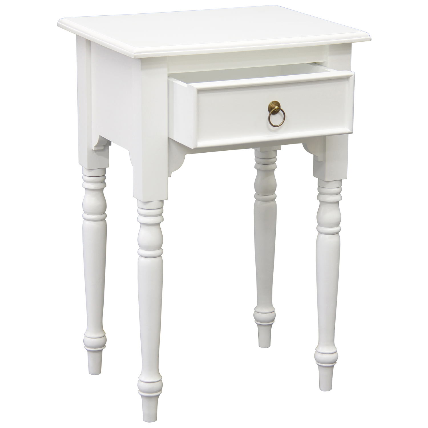 Turn-Legged-1-Drawer-Side-Table