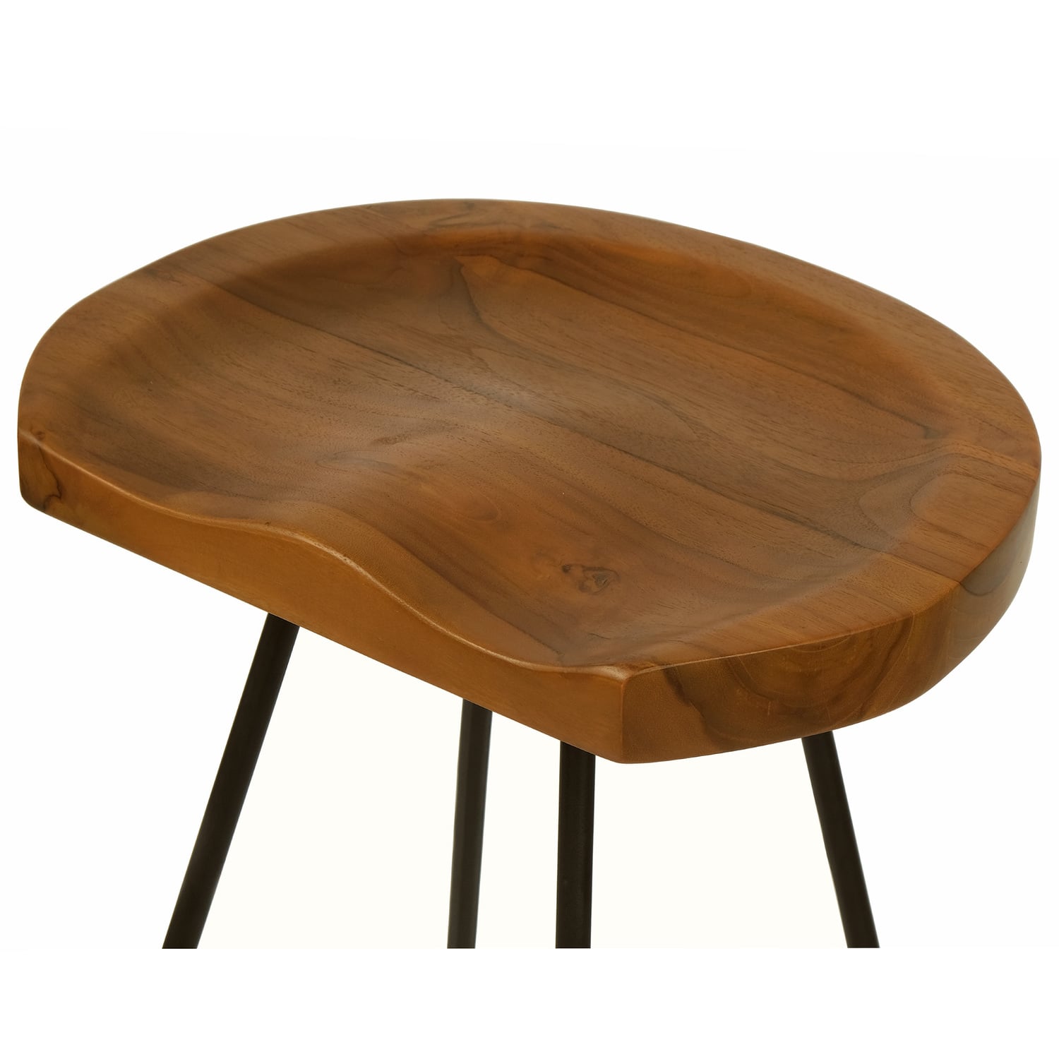 71cm  Industrial Pin Iron Barstool