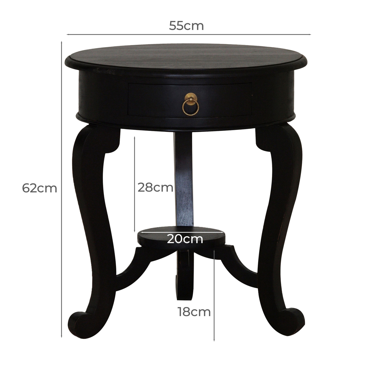 Cabriol-Leg-1-Drawer-Lamp-Table-LT-001-RD-CL