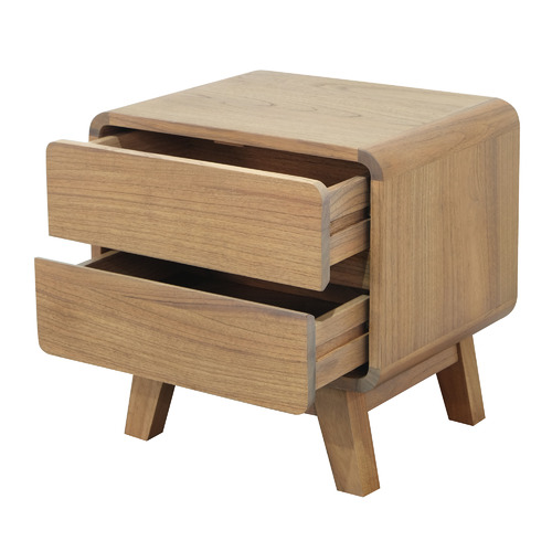 Renaud 2 Drawer Bedside Table