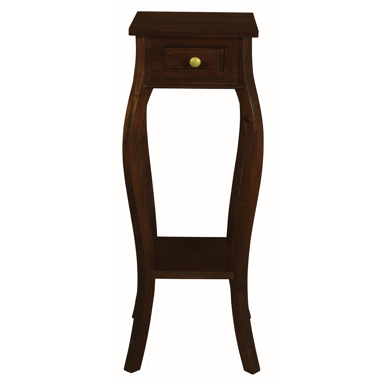 1-Drawer-Cabriole-Leg-Plant-Stand-PS-001-CL