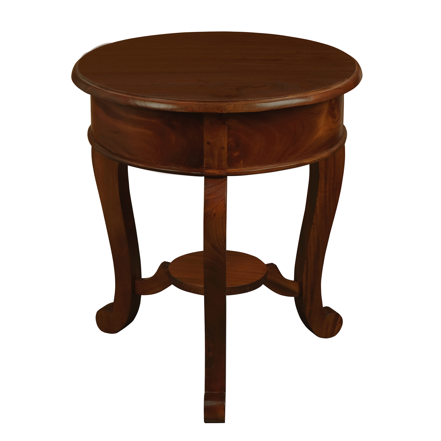 Cabriol-Leg-1-Drawer-Lamp-Table-LT-001-RD-CL