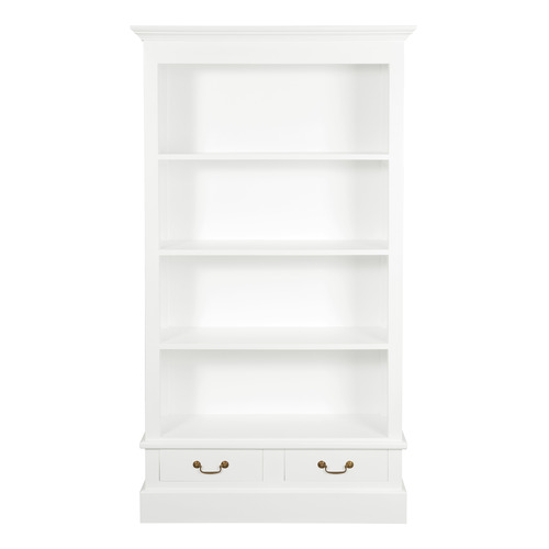 LaVerde White Tasmanian 4 Shelf Bookcase | Temple & Webster