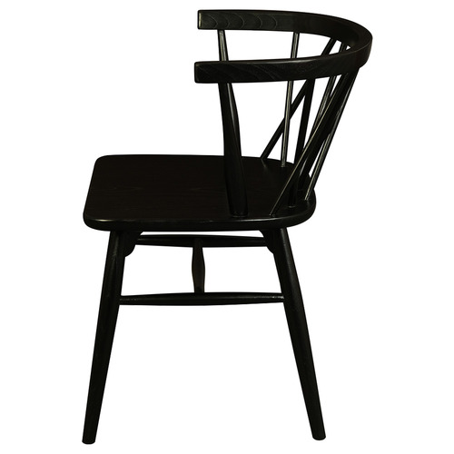 Brandon Cross Back Oak Wood Dining Chairs