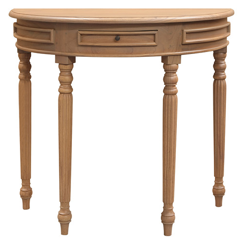 Claire Half Round Mindi Wood Sofa Table