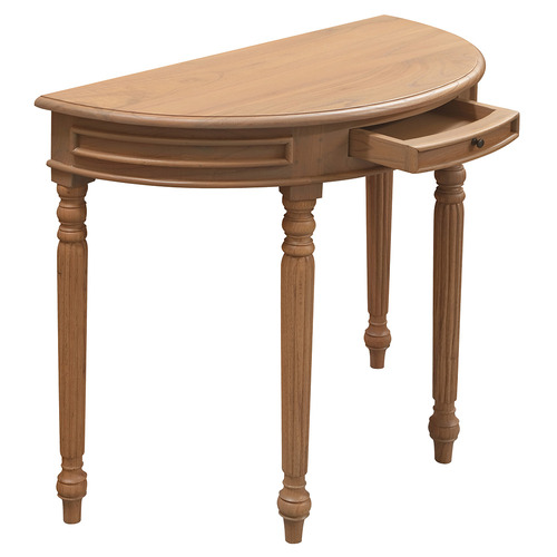 Claire Half Round Mindi Wood Sofa Table