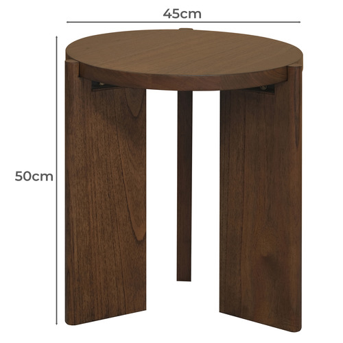 Caius Mindi Wood Side Table