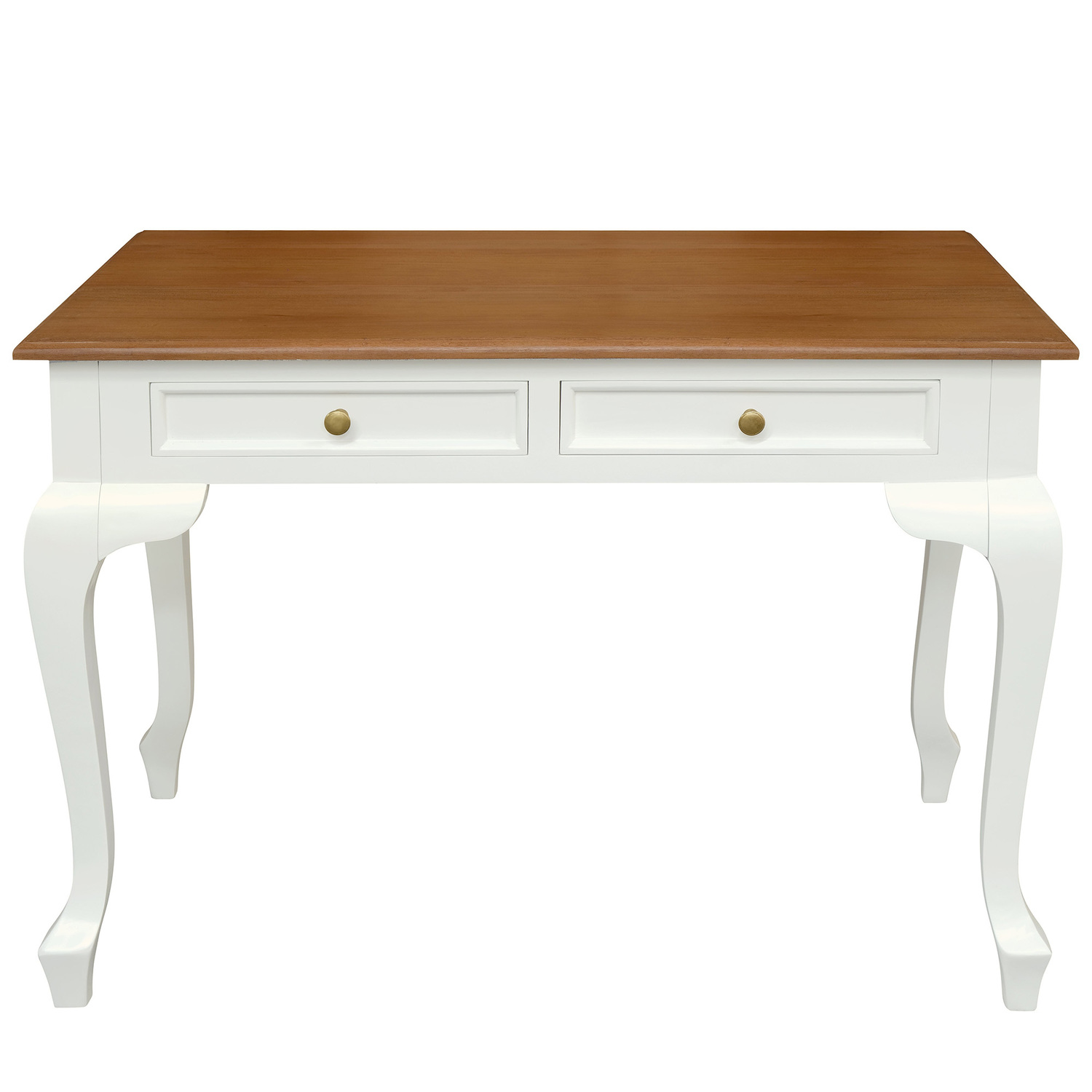 Queen-Ann-2-Drawer-Desk