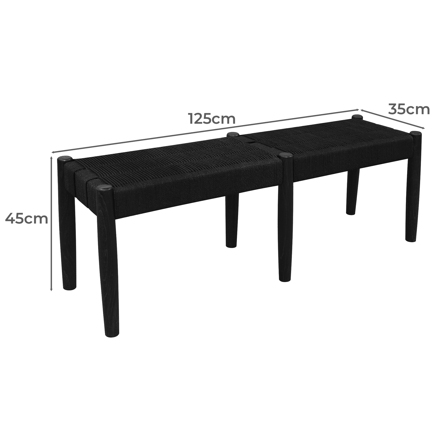 Racquel Cedar Wood Ottoman Bench