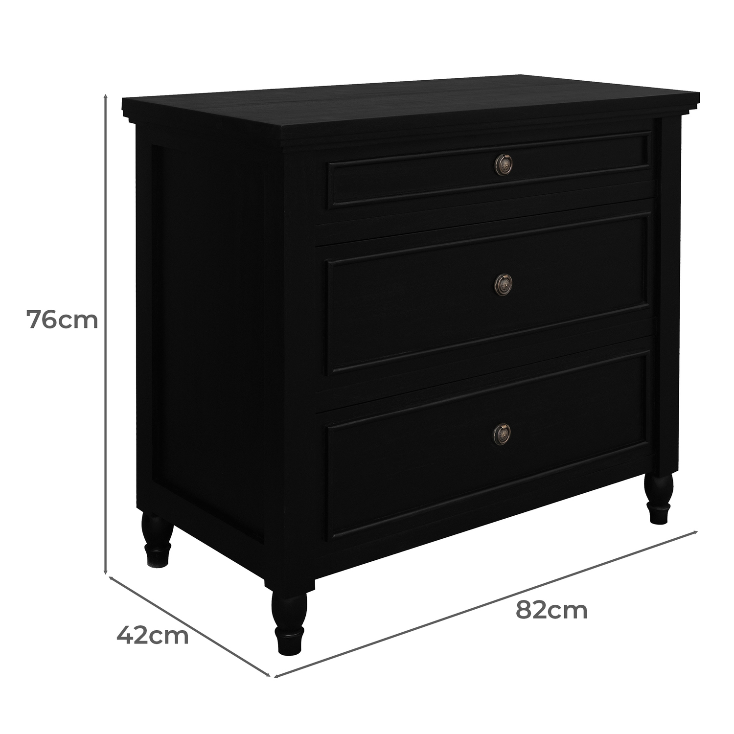Vincent 3 Drawer Cedar Wood Chest