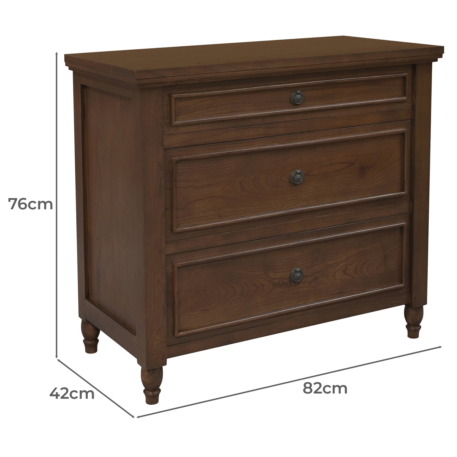 Vincent 3 Drawer Cedar Wood Chest