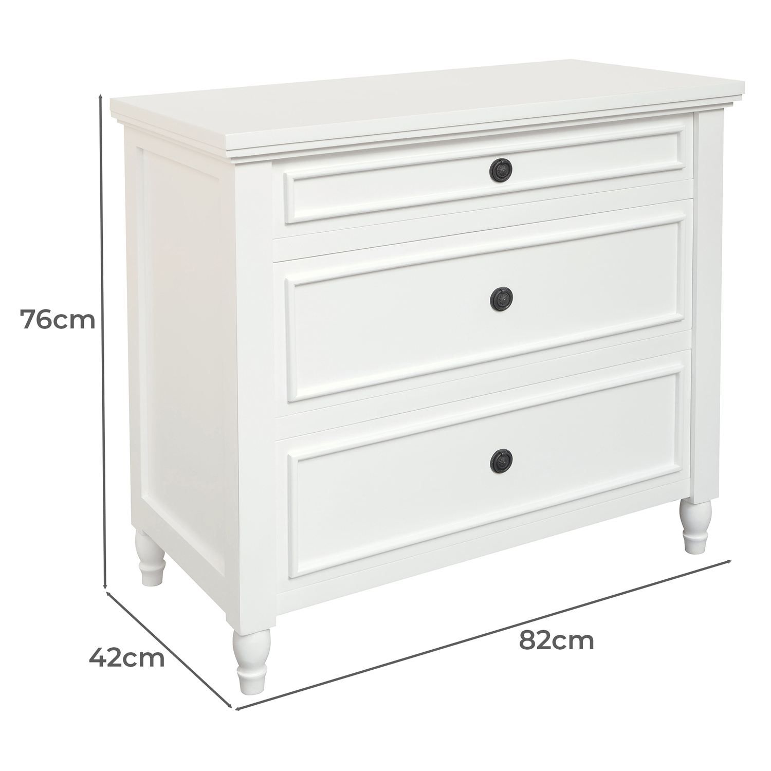 Vincent 3 Drawer Cedar Wood Chest