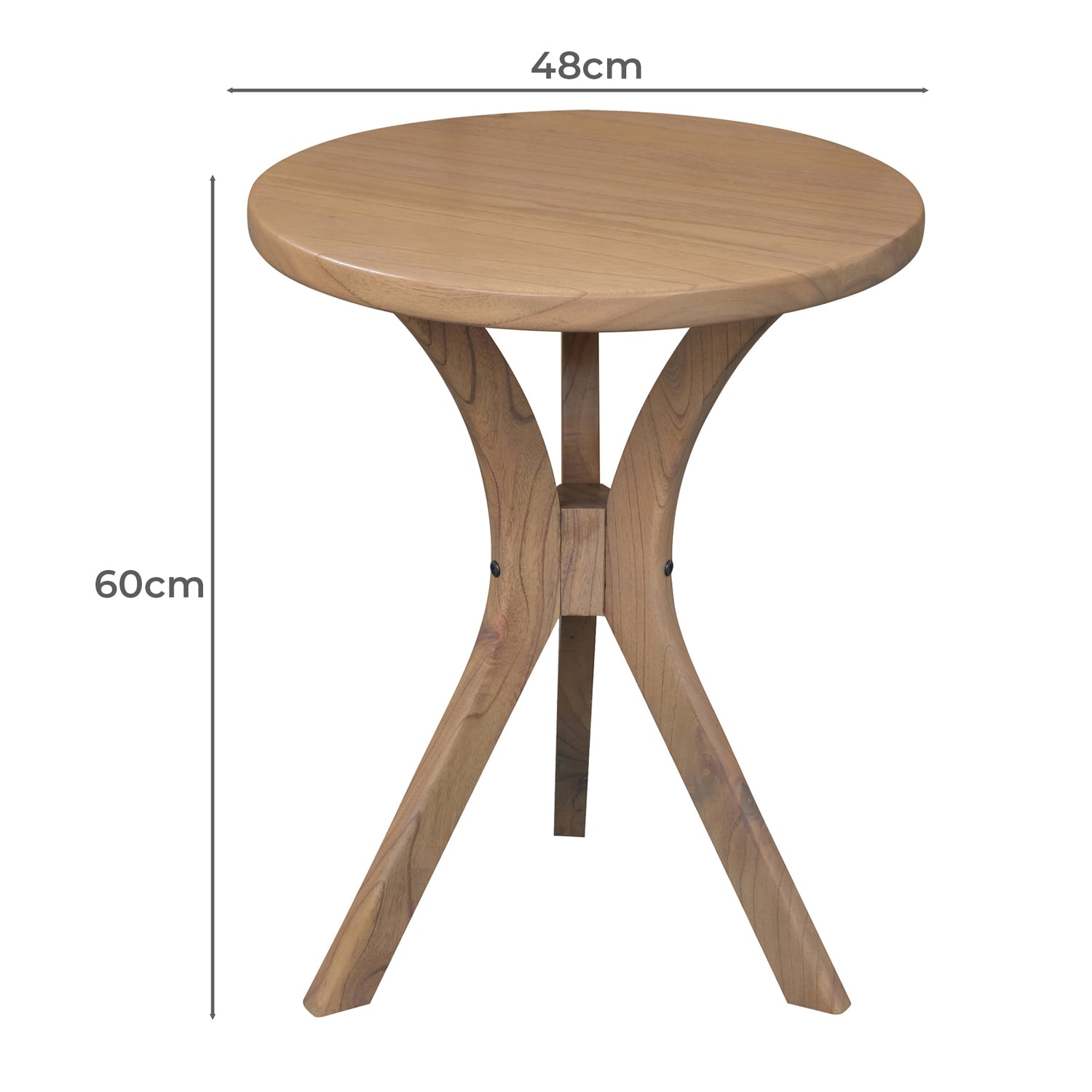 William Cedar Wood Side Table