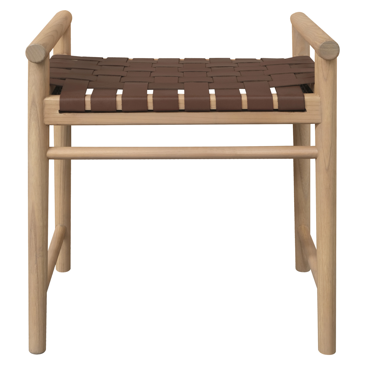 Ilonka-Single-Woven-Cowhide-Leather-Accent-Stool