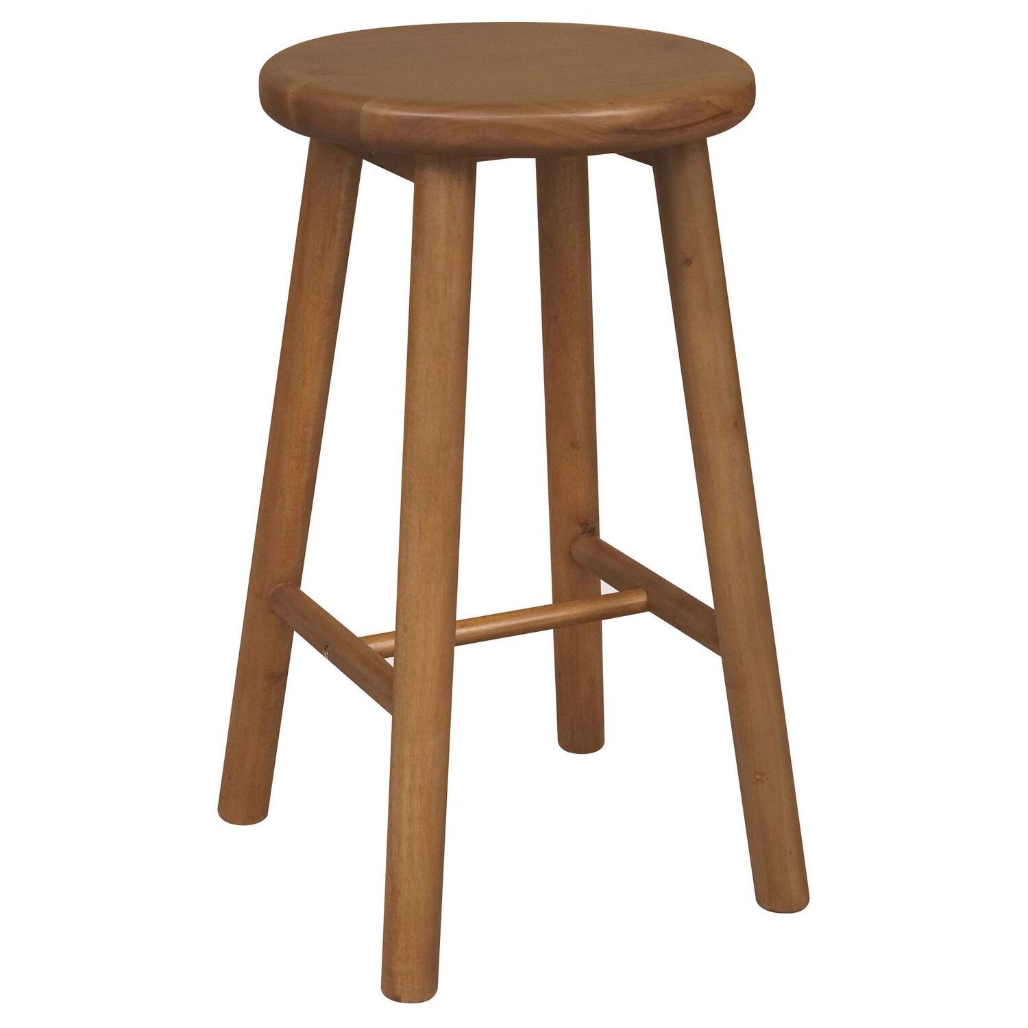 Vicky Mahogany Wood Counter Stool