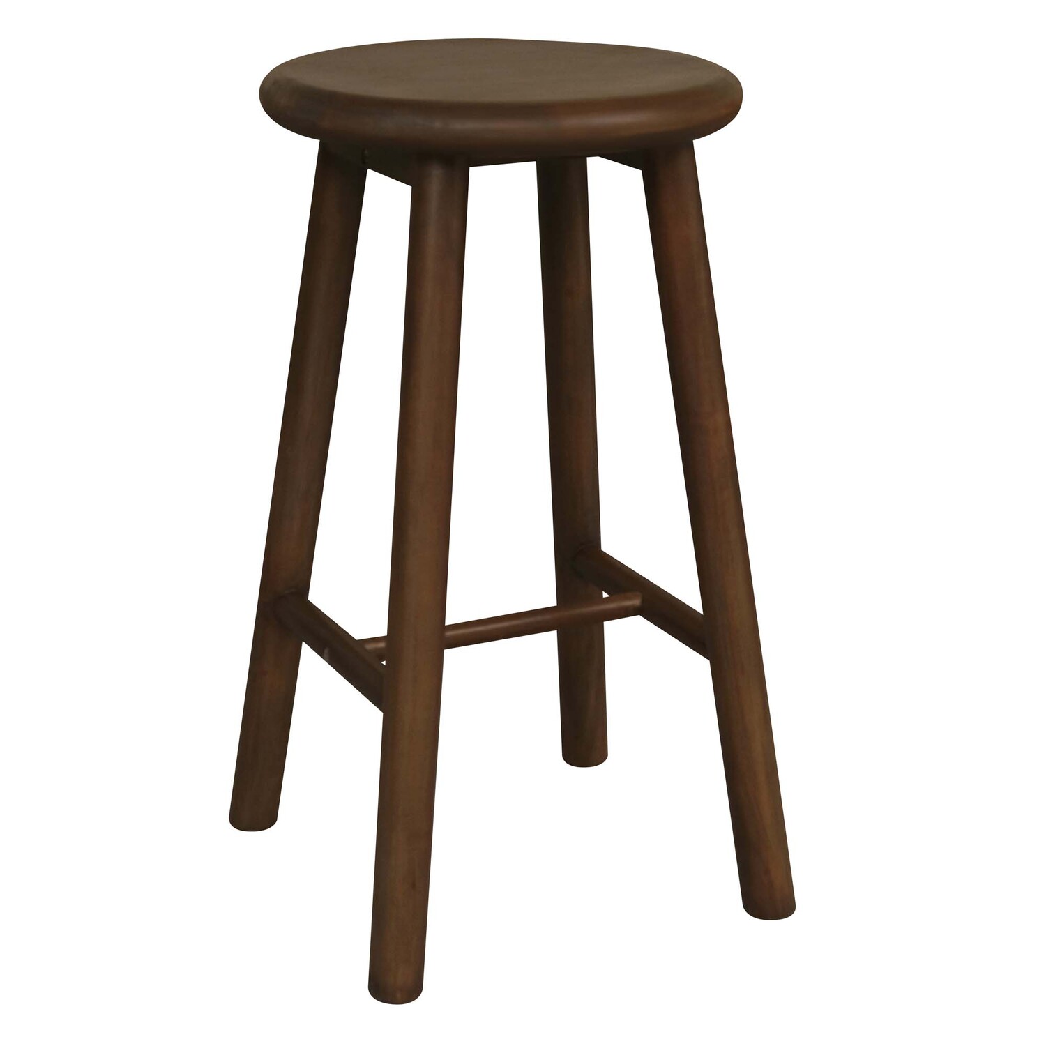 Vicky Mahogany Wood Counter Stool