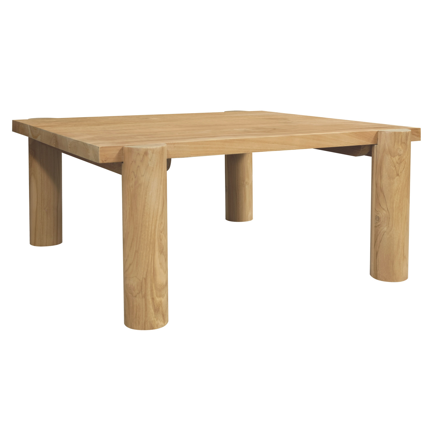 Mauro Mahogany Wood Coffee Table