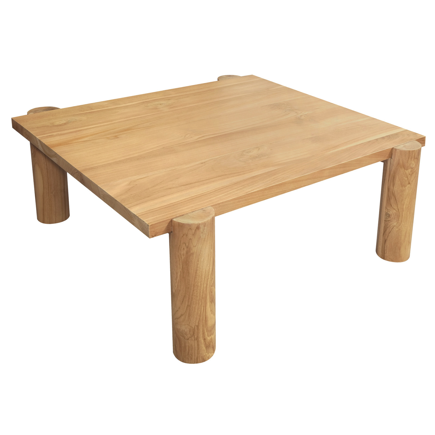 Mauro Mahogany Wood Coffee Table