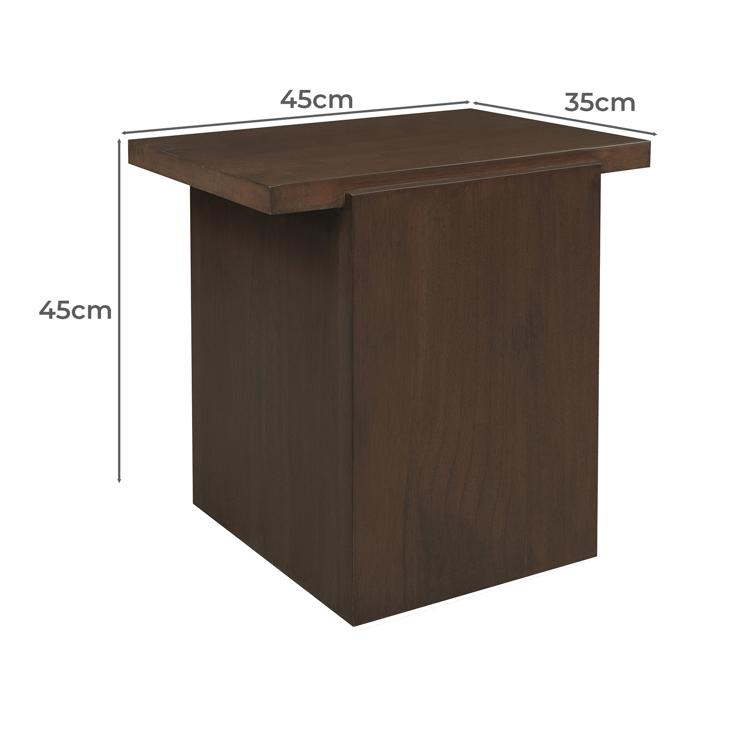 Derek Mindi Wood Side Table